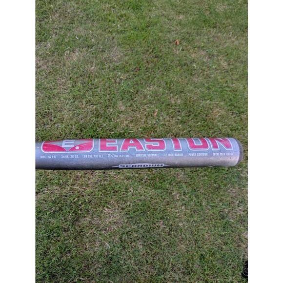 Easton Redline C-Core SZ1-C 34" 26oz Softball Bat SC500 Scandium - Picture 4 of 5